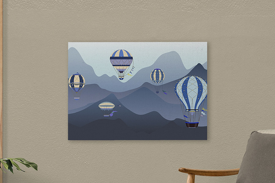 Картина «Воздушные шары-3» на стену