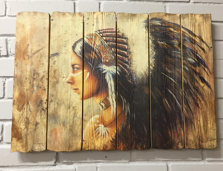 Картина «Индейская девушка» на стену фото 2