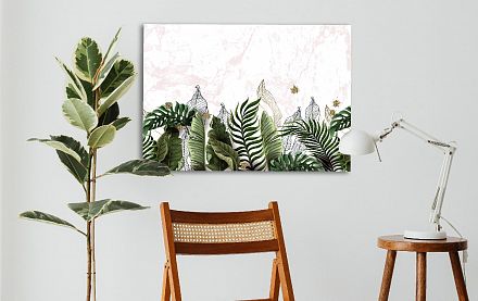 Картина «Тропические листья-2» на стену