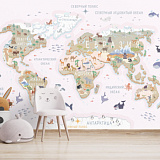 Детская карта мира-1